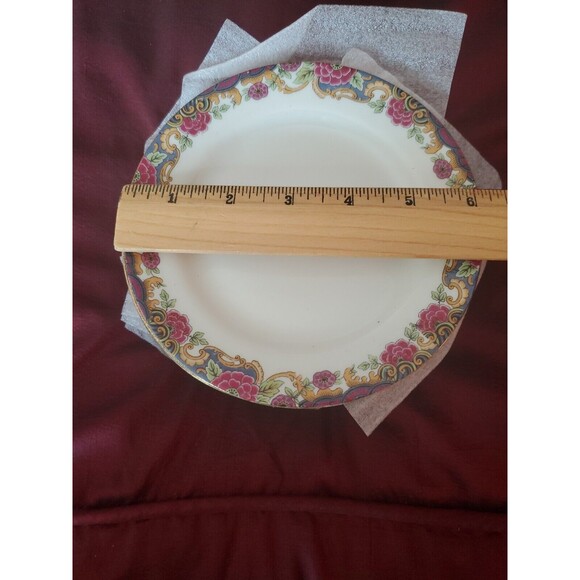 Jean Pouyat Limoges China 1920s Bread Plates Set Of 9 Vintage Antique